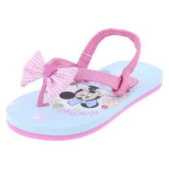 Disney Toddler Girls Minnie Bow Flip Flop Sandal