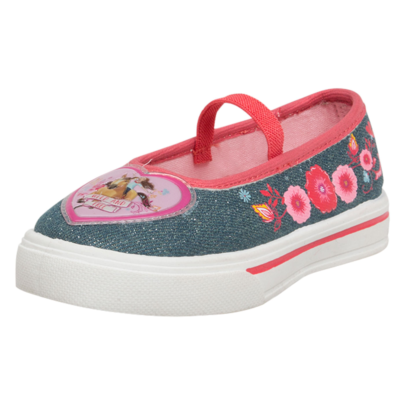 Gymboree canvas shoes NWT UPICK girls 2 4 big girl mary jane sneakers flower red 