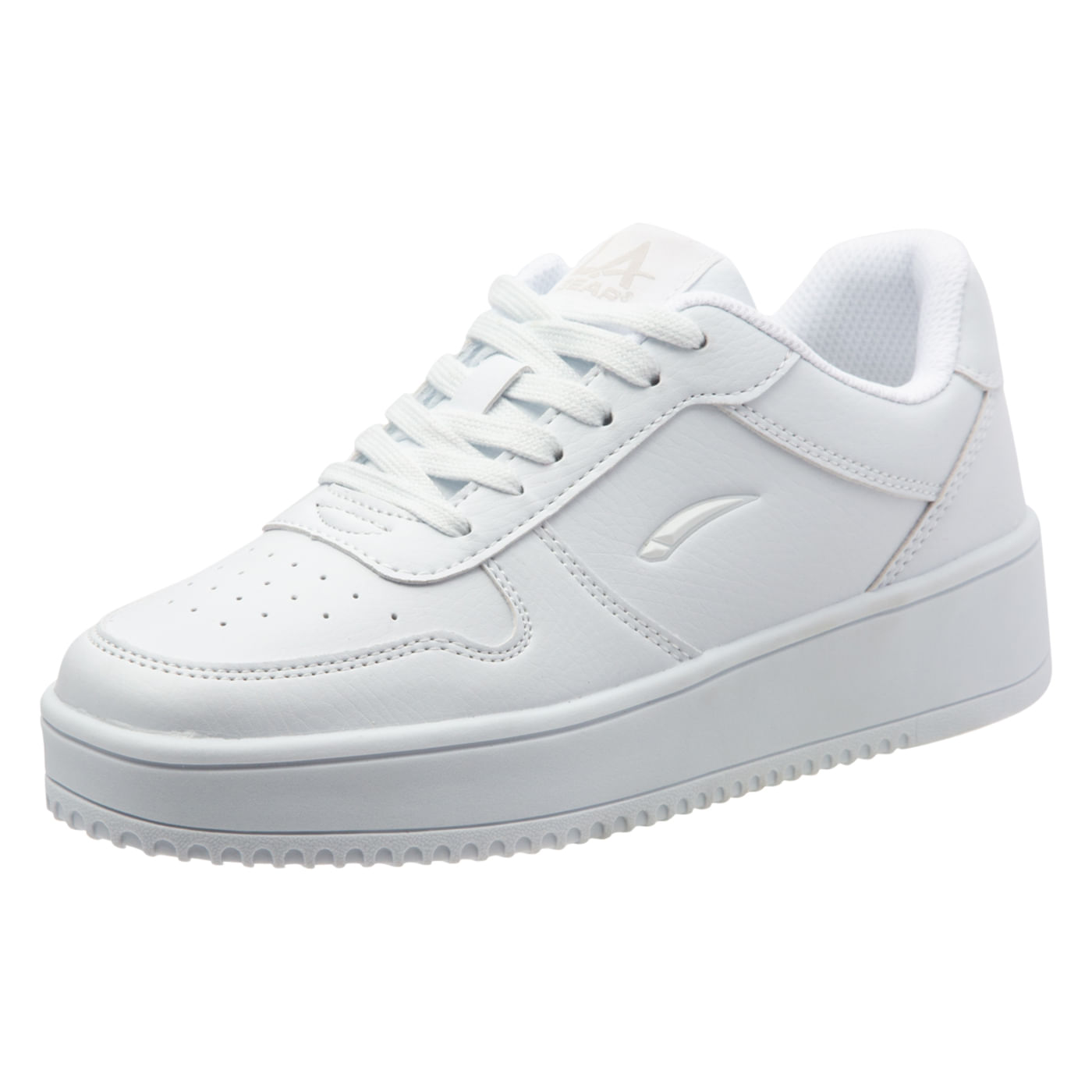 white platform sneakers payless