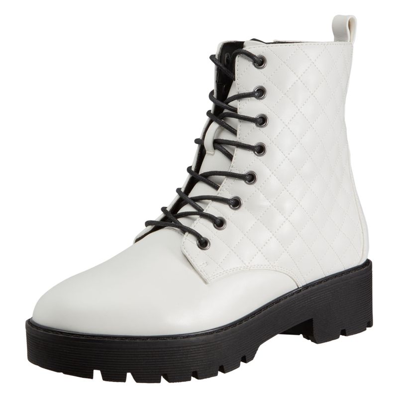 Brash Womens Quilt Presslee Combat Boot | Boots